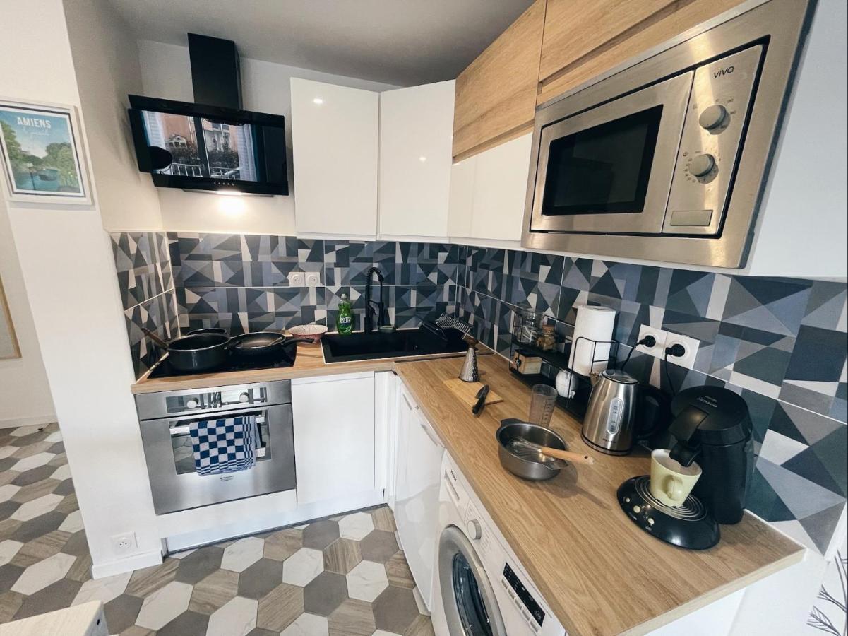 NEW: appartement tout confort + parking gratuit Amiens Extérieur photo